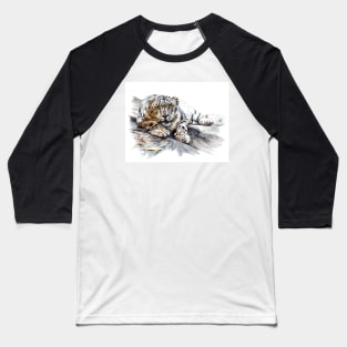 Snow Leopard, Ethereal Spirit Baseball T-Shirt
